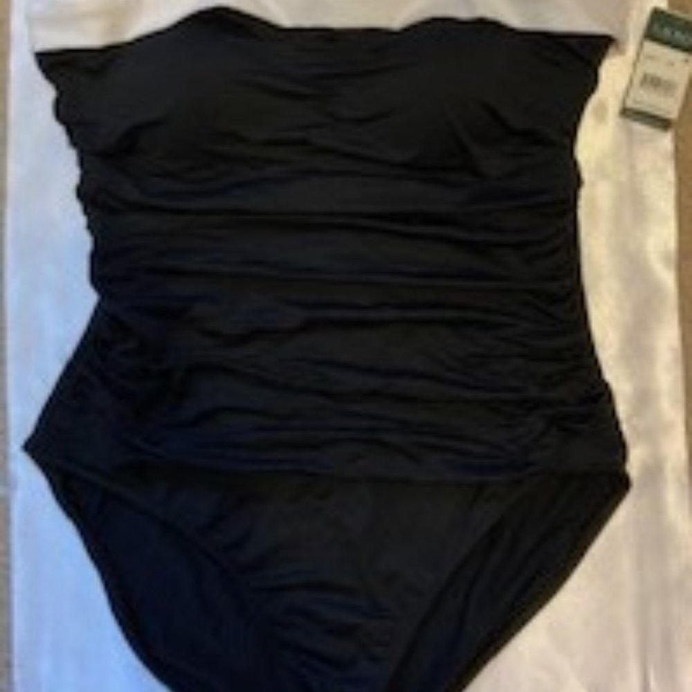 NWT Ralph Lauren One Piece Swimsuit Sz 16 - Picture 3 of 7